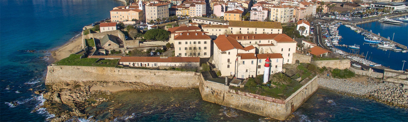 Les quartiers de la ville d'Ajaccio